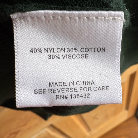 Madewell Forest Green Cotton Knit Top | Minimal Elevated Basic | Size Medium - Picture 6 of 6